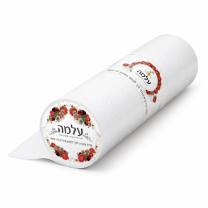 עלמה גליל סדין למיטת טיפולים (75 מטר לבן)